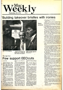 EEO in Mac Weekly 9/20/1974